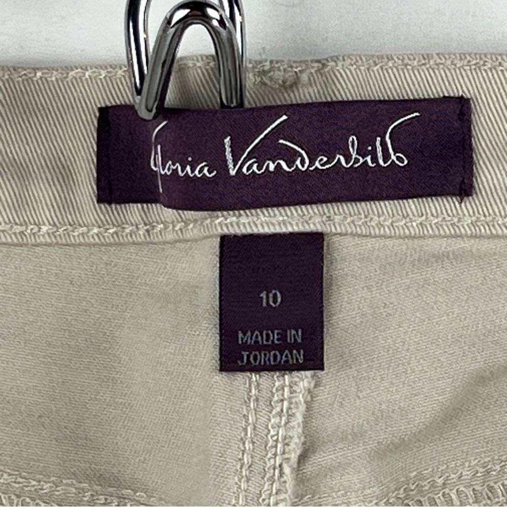 Gloria Vanderbilt - Size 10 - Women's Jeans -Cream - Light Tan -  Amanda Styling - Picture 6 of 11